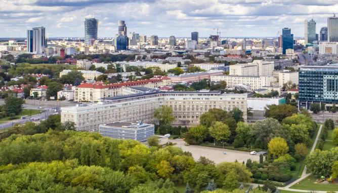 Headquarters of Statistics Poland in Warsaw